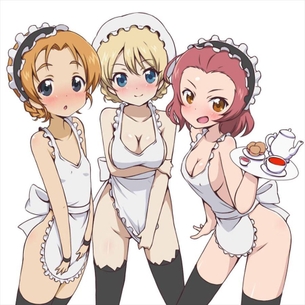 ローズヒップのオナニー姿を想像するだけでめっちゃ抜けるエロ画像【ガールズ&パンツァー】