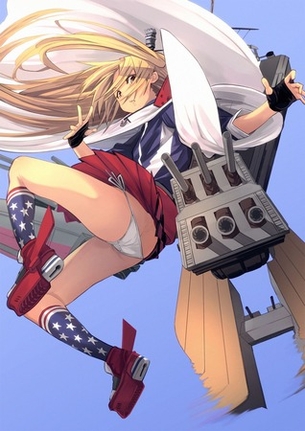 【アズールレーン】クリーブランドがオナニーしているのを想像して即抜き二次エロ画像