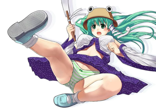 キックでパンチラしちゃってる女の子の画像まとめ！