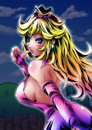 【スーパーマリオ】ピーチ姫のエッチでがっつり抜けるエロ画像