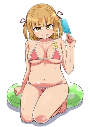 丸井みつばの悩殺必死のセクシーポーズのエロ画像！【みつどもえ】