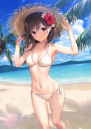 【非・微エロ】体感温度が１℃下がる水着美少女画像まとめ その６