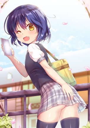 【非・微エロ】水曜日の青髪美少女画像まとめ　その４８