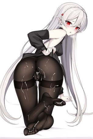 【銀髪】クールな銀髪の女の子の二次元エロ画像＆イラスト Part16