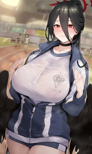 【二次】透け乳首やポッチがエロいノーブラ画像 Part２１