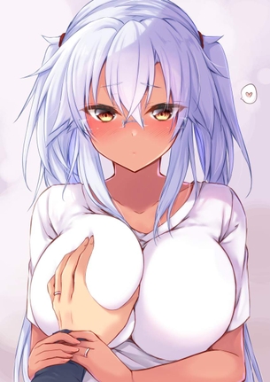 【デカさ際立つ】白Ｔシャツと爆乳女子の二次エロ画像
