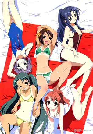 【画像】涼宮ハルヒとかいうアニメの女キャラ、一人だけ群を抜いてエッチwwww