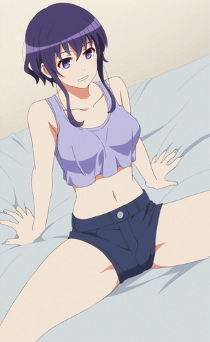[冴えカノ][エロ画像]氷堂美智留のエッチなホットパンツに欲情したよ～♪