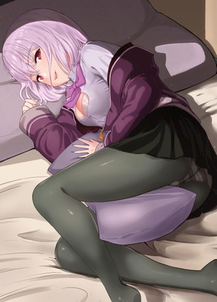 【グリッドマン】新条アカネちゃんのタイツ脚を撫で回したくなる二次画像