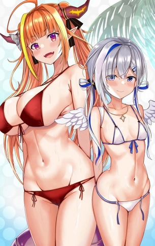 【ホロライブ】ホロメンちゃん達の可愛い水着画像【SplashParty！】
