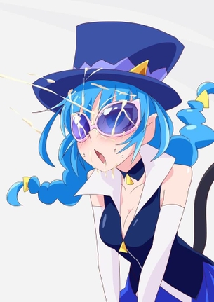 [プリキュア][エロ画像]キュアコスモ(ユニ)に顔射したよ～♪