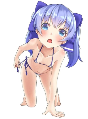 [にじさんじ][エロ画像]勇気ちひろにちっぱい(貧乳)で誘われたよ♪