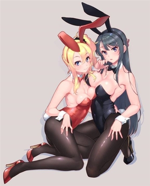 【バニー】えっちなバニーガール姿の女の子の二次元エロ画像＆イラスト Part24
