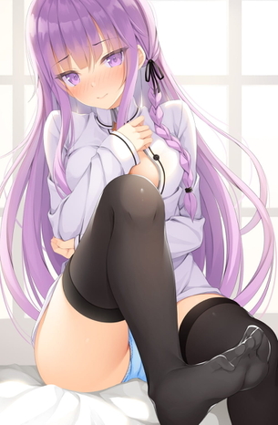 【非・微エロ】日曜日の紫髪美少女画像まとめ　その６０
