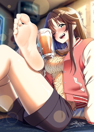 【これはエロい】生足が強調されてる格好の女の子