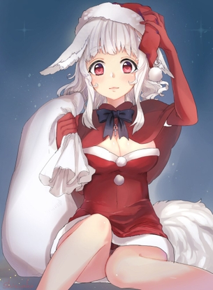 【46枚】サンタ服を着ている二次元美少女の画像スレ