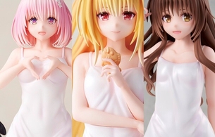 『ToLOVEる』金色の闇、モモ、結城美柑のえっちな白いワンピースのエロフィギュア！