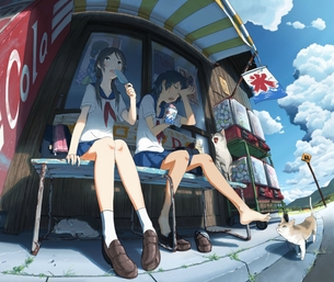 女の子とノスタルジックな画像集