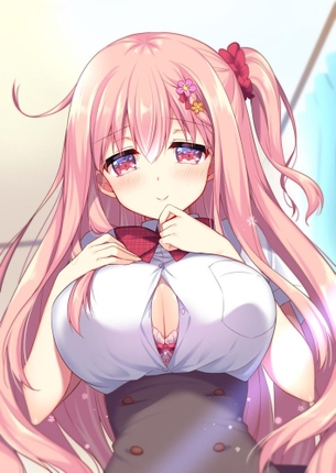 ピンク髪が淫乱っていうやつwwwww