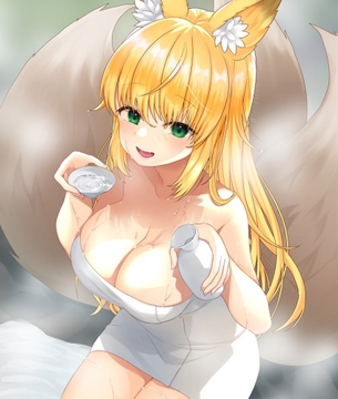 Hなことに大らかそうな金髪の二次元女の子たち