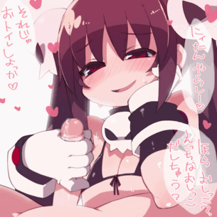 【エロGIF】アンリエッタさんの手袋コキGIFアニメ二次エロ画像【ザンクロー】