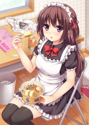 絶対領域が楽しめる女の子のイラスト集