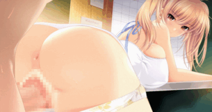 【エロGIF】海森あやねの後背位セックスGIFアニメ二次エロ画像【夏汁100％】