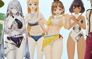 『ライザのアトリエ3』女の子たちのエロい水着衣装や極東をイメージしたエロ衣装などDLC！
