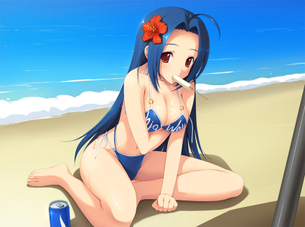 アイスクリームを舐めてるだけの健全な二次画像ｗ