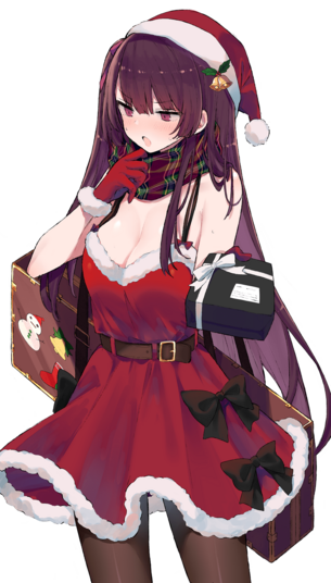 【画像】サンタコスしたクリスマス仕様の女の子、めちゃくちゃカワイイ！