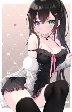 【非・微エロ】みんなの目を惹き付けるオッドアイ美少女画像まとめ　その１６