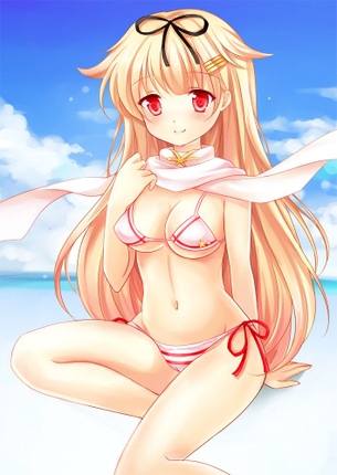 髪跳ねが可愛い夕立のエロ画像！ほんわか娘のおまんこペロペロｗ