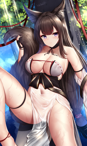 【アズレン】ケモ耳×巨乳×エロコス最強 天城の厳選二次エロ画像まとめ（随時更新）