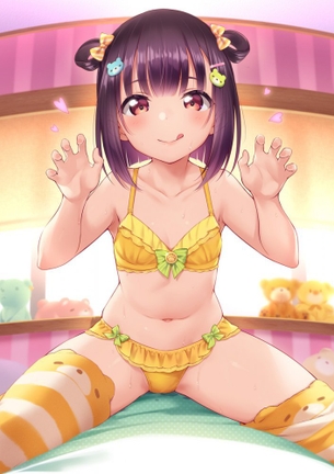 【非・微エロ】下着だけ身に着けている美少女の二次画像まとめ その３
