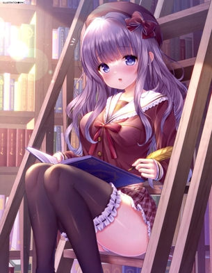 【非・微エロ】日曜日の紫髪美少女画像まとめ　その１４０