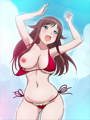 【超速変形ジャイロゼッター】赤名累のがっつりむしゃぶりつきたいおっぱいエロ画像で即抜き！