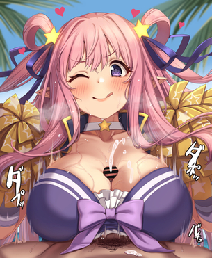 【プリコネ二次エロ】ドスケベコスでチンポを応援 ハツネの厳選二次エロ画像 その1