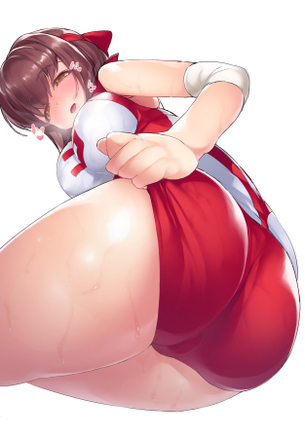 【画像】女の子の尻と太ももが強制的に強調される、ブルマの抜けるエロ画像がこちら