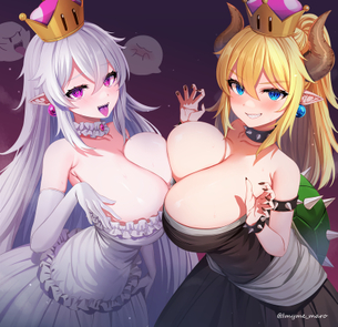 【乳合わせ】女の子同士でおっぱいを密着させてる二次エロ画像まとめ その2