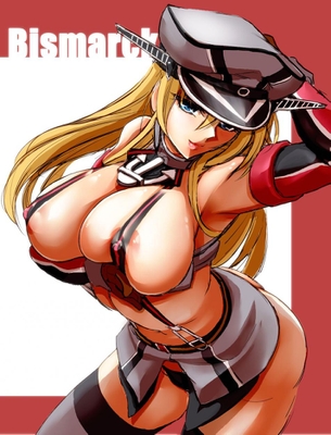 【エロ画像】艦隊これくしょん ビスマルクと漫画みたいなＨがしたくなる抜きヌキ二次エロ画像