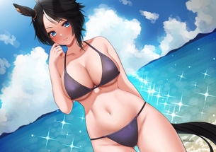 【二次】ウマ娘プリティーダービーの水着画像 ⑤
