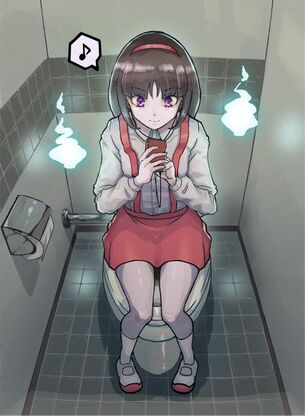 トイレについてのエロ画像