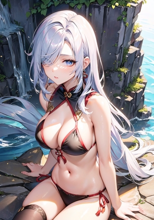 【２次】おヘソをが見えてる女の子のエロ画像その６５