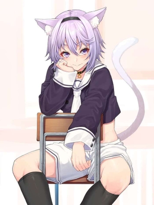 [ホロライブ][エロ画像]猫又おかゆの使用済みハイソックスを買い取ったよ♪