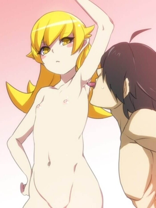 [物語シリーズ][エロ画像]忍野忍の魅惑的な脇を存分にフェチったよ♪