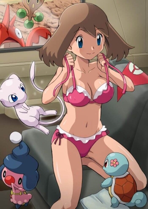 [ポケモン][エロ画像]ハルカの匂いがついたブラジャーをフェチったよ♪