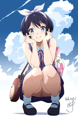 [かのかり][エロ画像]更科瑠夏のパンチラをさり気なくガン見したよ♪