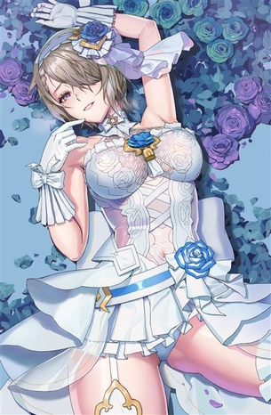 【片目隠れ】厨ニちっくな片目を隠した女の子の二次元エロ画像＆イラスト Part01