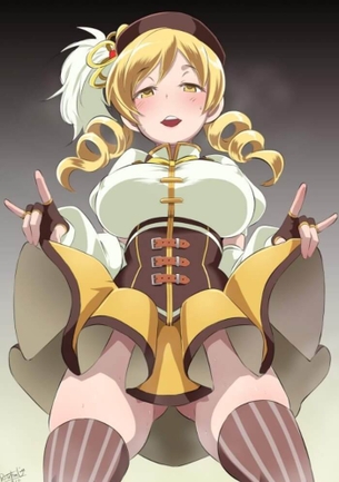 [まどマギ][エロ画像]マミさんをローアングルから盗撮したよ～♪