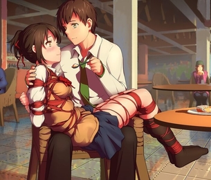 [君の名は][エロ画像]宮水三葉を緊縛してパンツとソックスを匂ったよ～♪